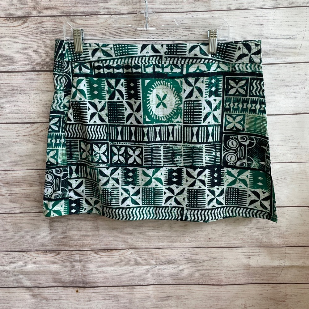 RIP SKIRT HAWAII IN‎ GREEN PRINT